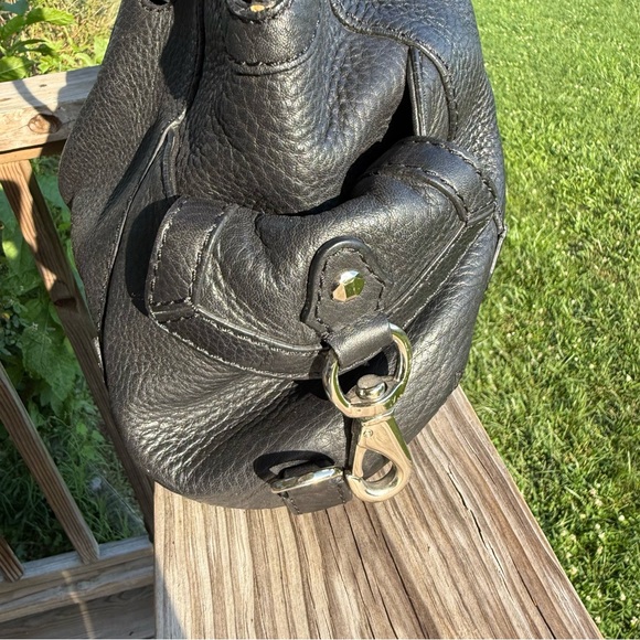Cole Haan Sophisticated Black Leather Shoulder Bag - Picture 8 of 11